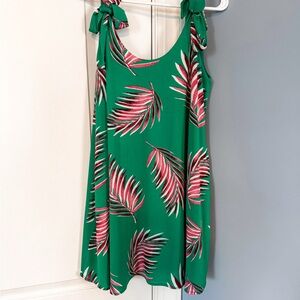 Newbury Kustom Tropical Green and Pink Dress (or top)